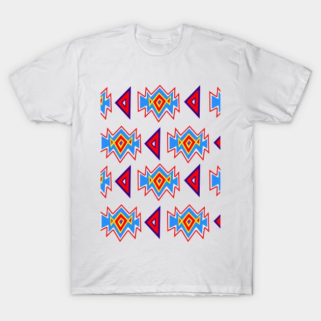 Saved by the Bellding 80s 90s Aztec Pattern T-Shirt by melisssne